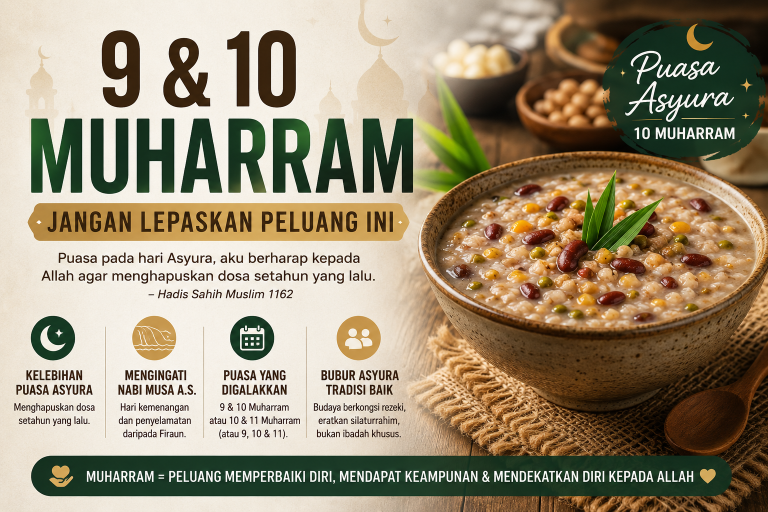 Antara Puasa Asyura dan Bubur Asyura