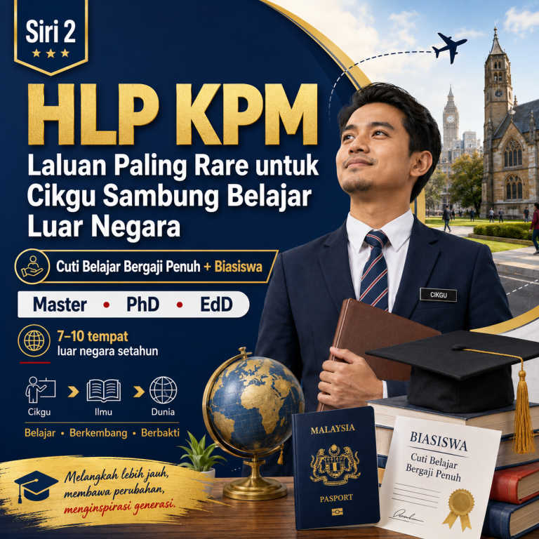 Siri 2: HLP KPM — Laluan Paling “Rare” untuk Cikgu Sambung Belajar Luar Negara